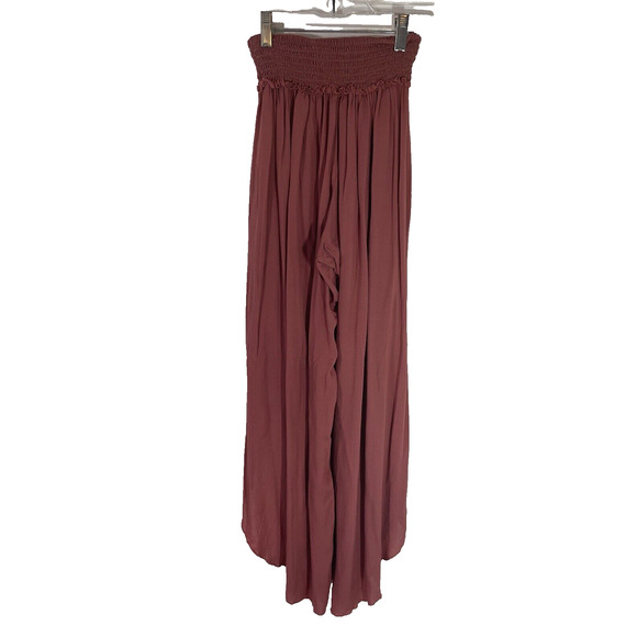 Elan 2 Pc Beach Swim Slit Flowy Pants and Tube Top Cover Up Set Sz S - Picture 7 of 9